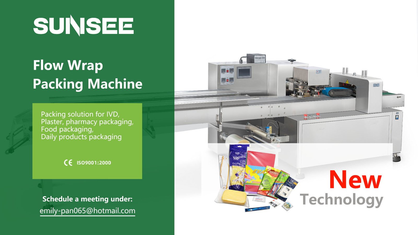 Flow Wrap Packing Machine